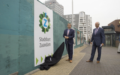 Onthulling nieuw logo ‘Stadshart Zaandam’